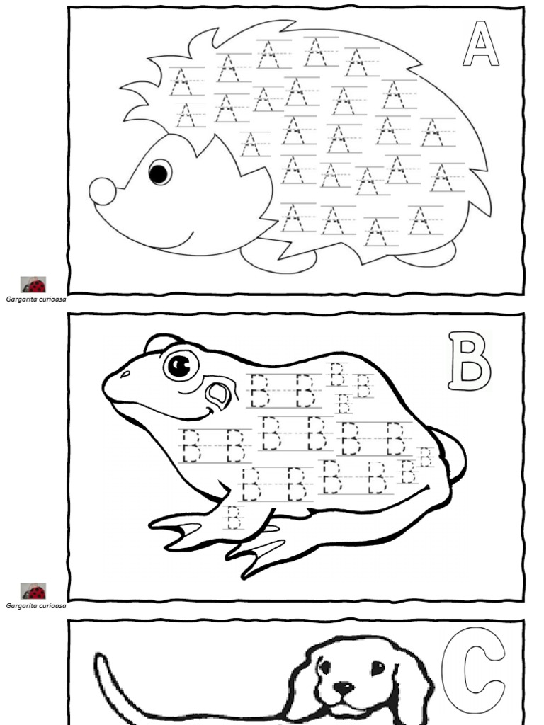 Litere Colorat-1 PDF | PDF
