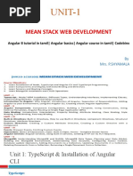 MEAN STACK - UNIT-1-Introduction