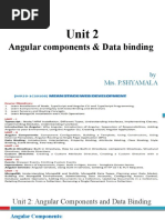 Unit 2 - Angular-Componenets