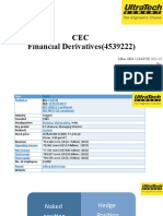 CEC Financial Derivatives (4539222) : Dhurvkumar Vanza (2110) Vrajeshwari Yadav (2163)