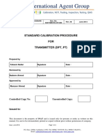 Calibration Procedure Transmitters
