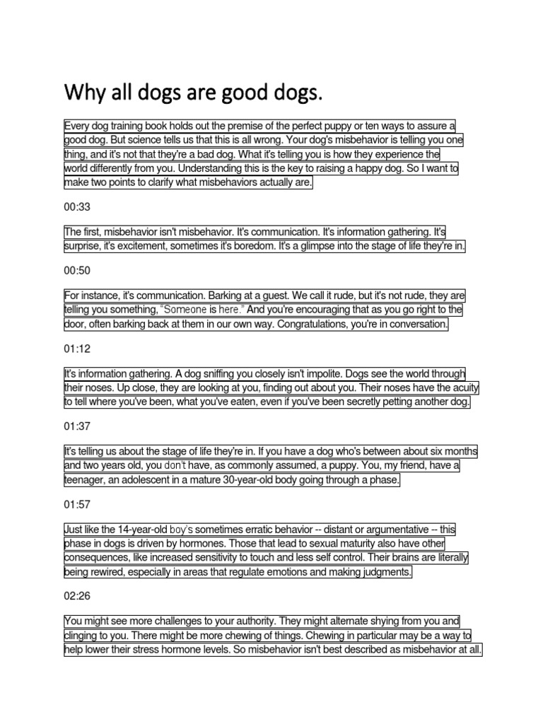 Why All Dogs Are Good Dogs PDF Color Feces