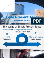 Present Tense Nominal and Verbal Grammar Drills - 117864
