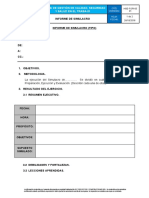 Hse-For-05 Informe de Simulacro