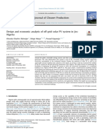 Design and Economic Analysis of Off-Grid Solar PV System in Jos-Nigeria