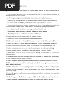 41 Tenets of Andrew Tate