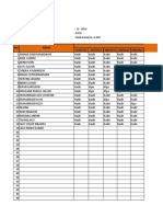 Contoh Daftar Hadir Siswa Menggunakan Ms. Excel