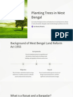 Planting Trees in West Bengal Land