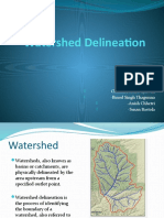 Watershed Delineation Kathmandu Valley