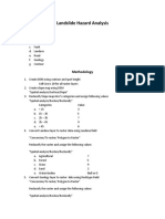 Landslide Hazard Analysis