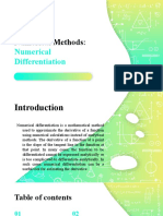 CH6 Numerical Differentation