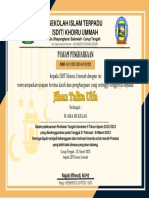 Ungu Elegan Kreatif Piagam Pengahargaan Juara Lomba Karya Tulis PDF