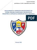 Regulamentul FMF Clasificare A Centrelor de Pregătire Copii Şi Juniori Din Republica Moldova