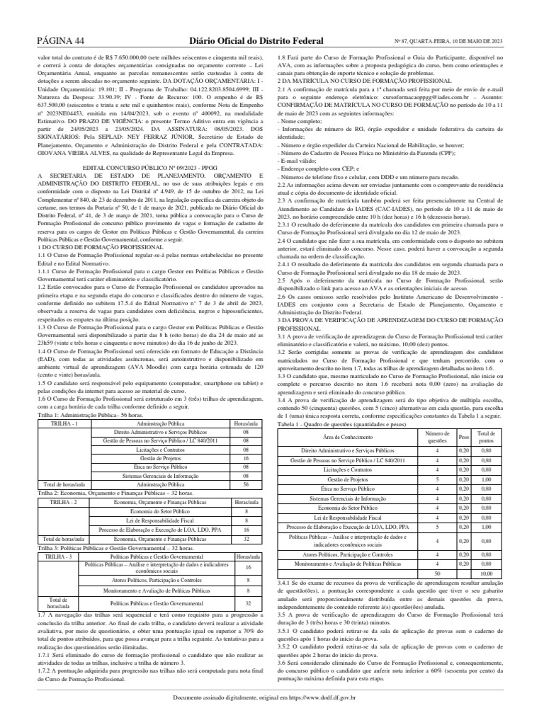 Edital do Curso de Formação PPGG 2023 | PDF