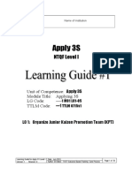 Learning Guide No 1