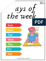 Days of The Week Worksheets
