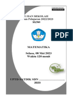 Soal US Matematika Kelas 6 2023