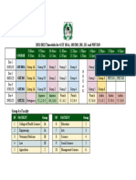 2021-2022 CBT Timetable and Group