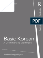 (Routledge Grammar Workbooks) Andrew Sangpil Byon - Basic Korean - A Grammar and Workbook-Routledge (2020)