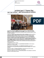 Iscrizioni Aperte Al Career Day Spring Edition - Pesarourbinonotizie - It, 9 Maggio 2023