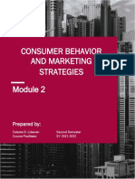 Module 2 - Consumer Behavior and Marketing Strategies