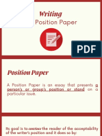 Position Paper 1