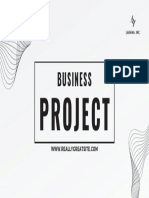 Grey Minimalist Business Project Presentation