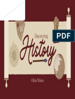 Simple Red and Beige Vintage Illustration History Report Presentation