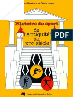 Histoire Du Sport Antiquité