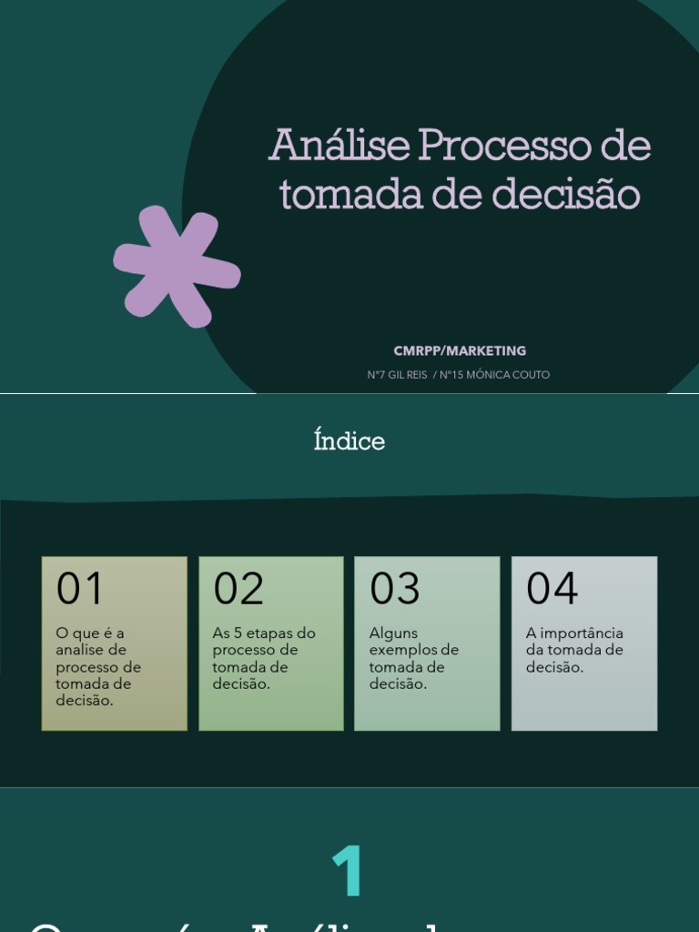 Processo de Tomada de Decisão RP PDF | PDF | Tomada de decisões ...