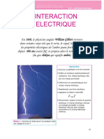 Quantifying the interaction between two electric charges according to Coulomb's law