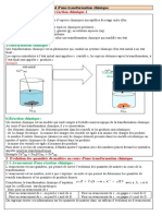 Cours - Suivi D'une Transformation Chimique