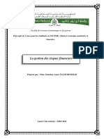 La Gestion Des Risques Financiers TALEB Bendiab Asma PDF
