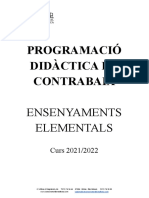  Programació Contrabaix E.E 2021-22
