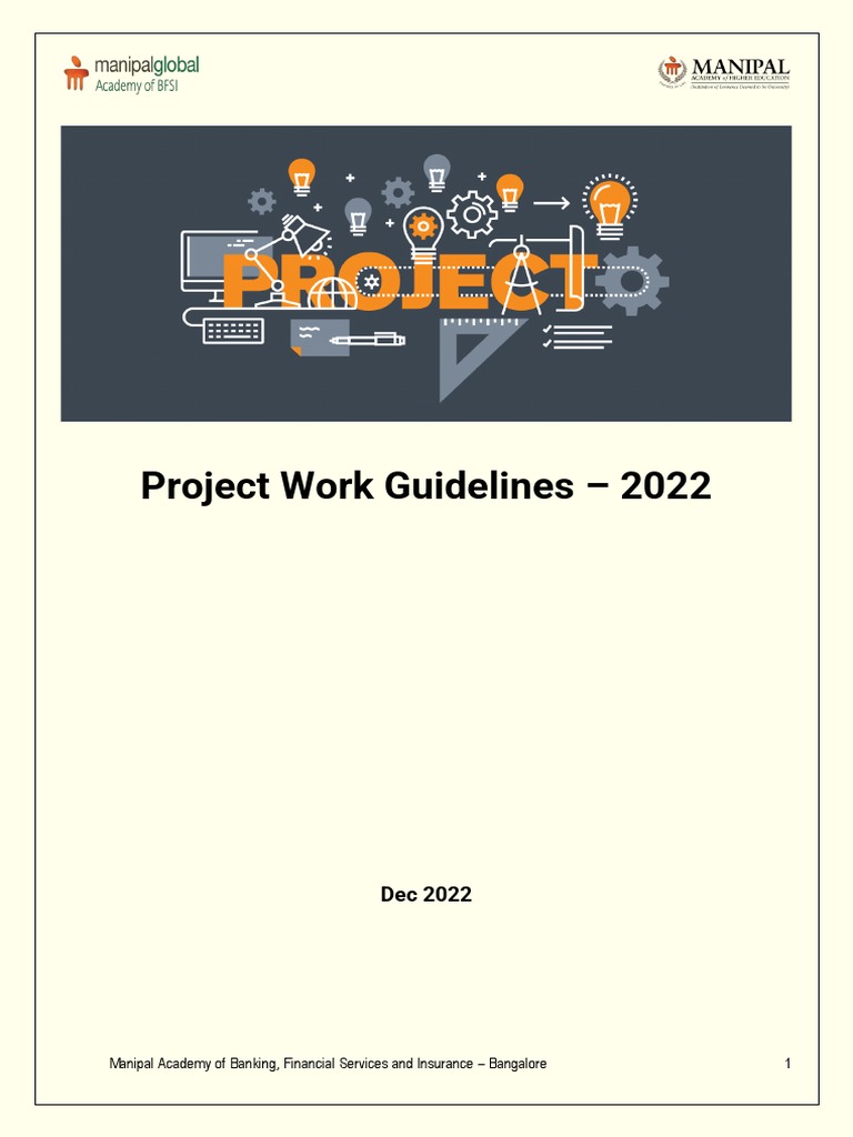 Project Work Guidelines for MBA 2022 | PDF | Methodology | Sampling ...