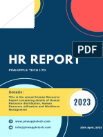 Pineapple Tech 2023 HR Report