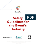 Safety Guidelines Event Industry