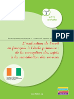 Cote Ivoire Livret - 3 Evaluation Ecrit