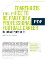 Is Osteoarthritis The Price To Be Paid For A Professional Football Career