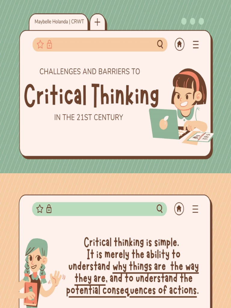 11 CRWT111 Barriers To Critical Thinking Week15 16 | PDF