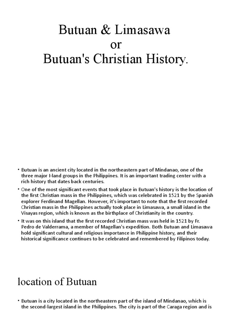 Butuan & Limasawa | PDF | Philippines