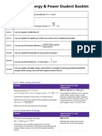 10 Work and Power Student Booklet