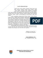 Kata Pengantar: Pemerintah Kabupaten Cilacap Kecamatan Wanareja
