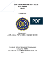 Memilih Calon Pasangan Menurut Islam - C2231201010 - Acep Aqmal I PDF