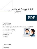 Preparation For Oral Exam 22-23