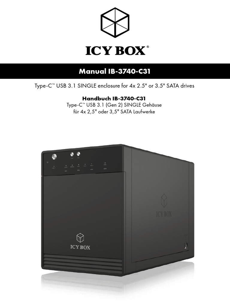 Manual IB-3740-C31 - Web 2 | PDF | Hard Disk Drive | Hazards