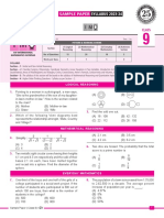 Imo Sample Paper Class-9