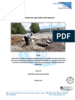 Estudio de mecánica de suelos para puente sobre el río Chili