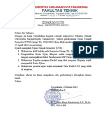 SRT EDARAN UTS-23 - Mahasiswa PDF