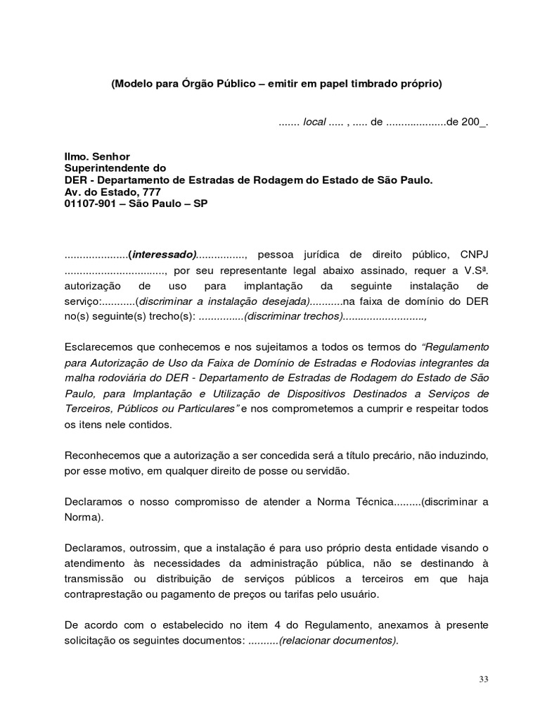Requerimento Ocupação Orgão Publico PDF | PDF